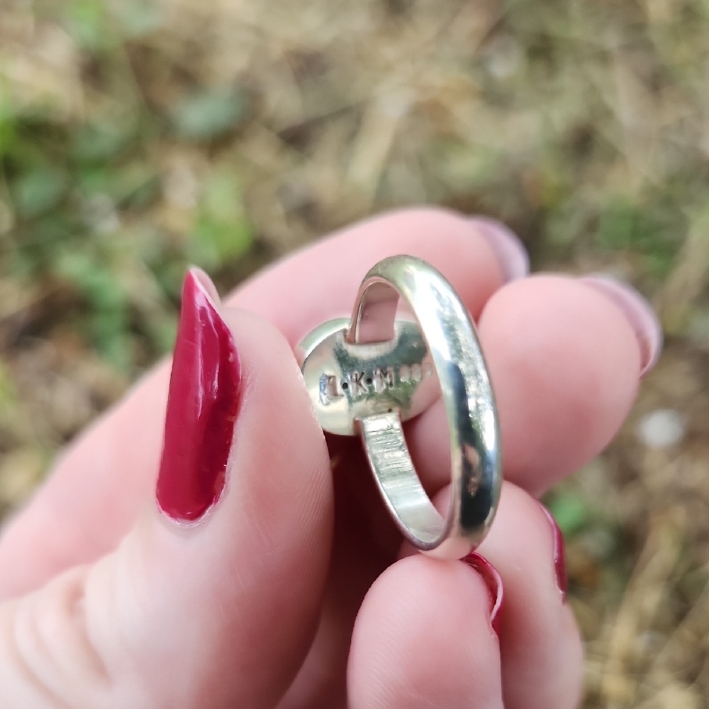 Sonoran Gold Turquiose Tear Drop Ring - Picture 3 of 5